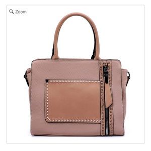 NEW Fashion Zip Boxy Satchel
